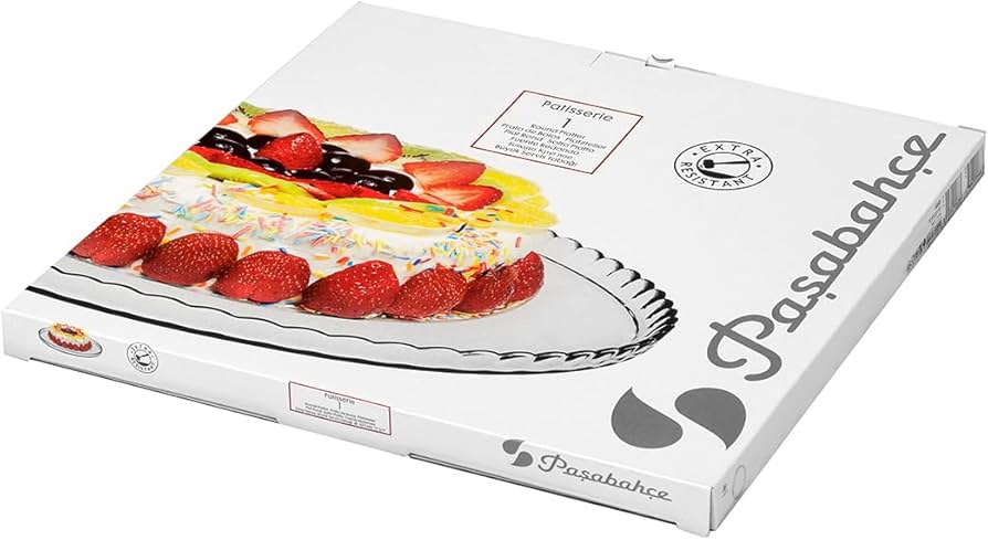 PATISSERIE ÜVEG SÜTEMÉNYES TÁL 32CM 10345