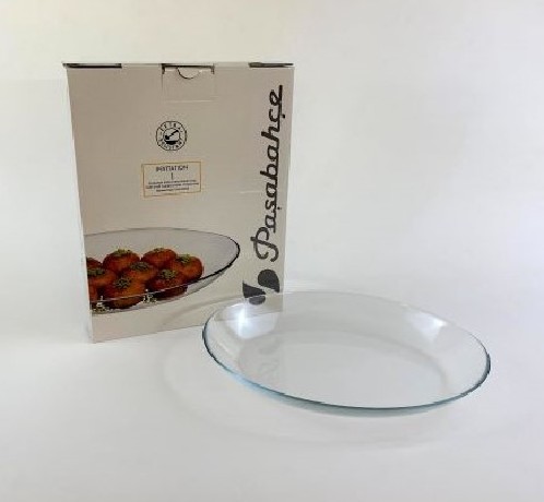 ÜVEG OVÁL TÁL 25CM 10358