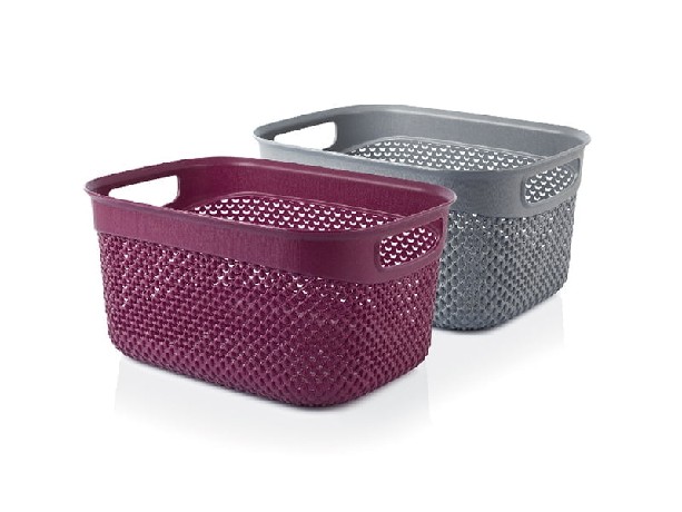 M-163 VÍZCSEPP MINTÁS KOSÁR 29*21,5*15CM 6,6L