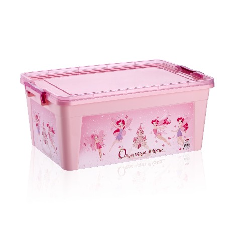 Ö-SB006 DEKOROS TÁROLÓDOBOZ 20L (PINK)
