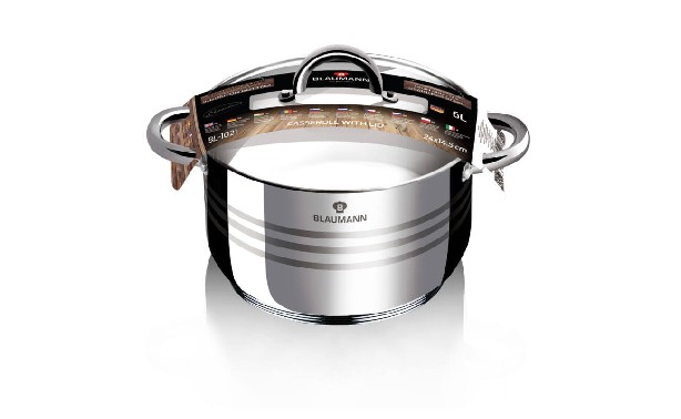 BL-1021 LÁBAS FEDŐVEL 6L RM 24 CM/GOURMET LINE