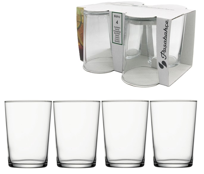 ÜVEGPOHÁR VIZES BISTRO, 4DB 510CC 42250