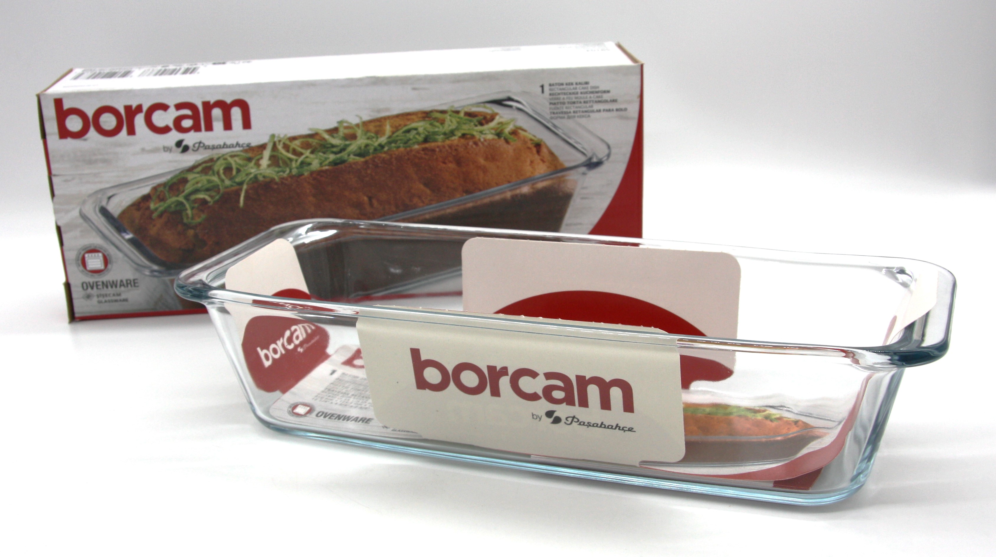 BORCAM ÜVEG HŐÁLLÓ SÜTŐTÁL 31*12*7CM 59104