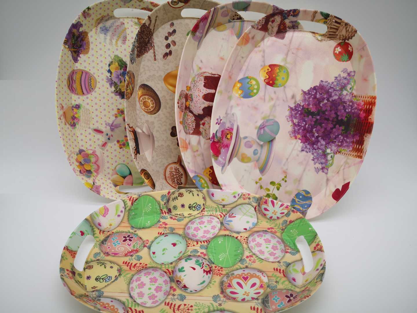 HÚSVÉTI FÜLES OVÁLIS TÁLCA 34*25CM (342015) 875501