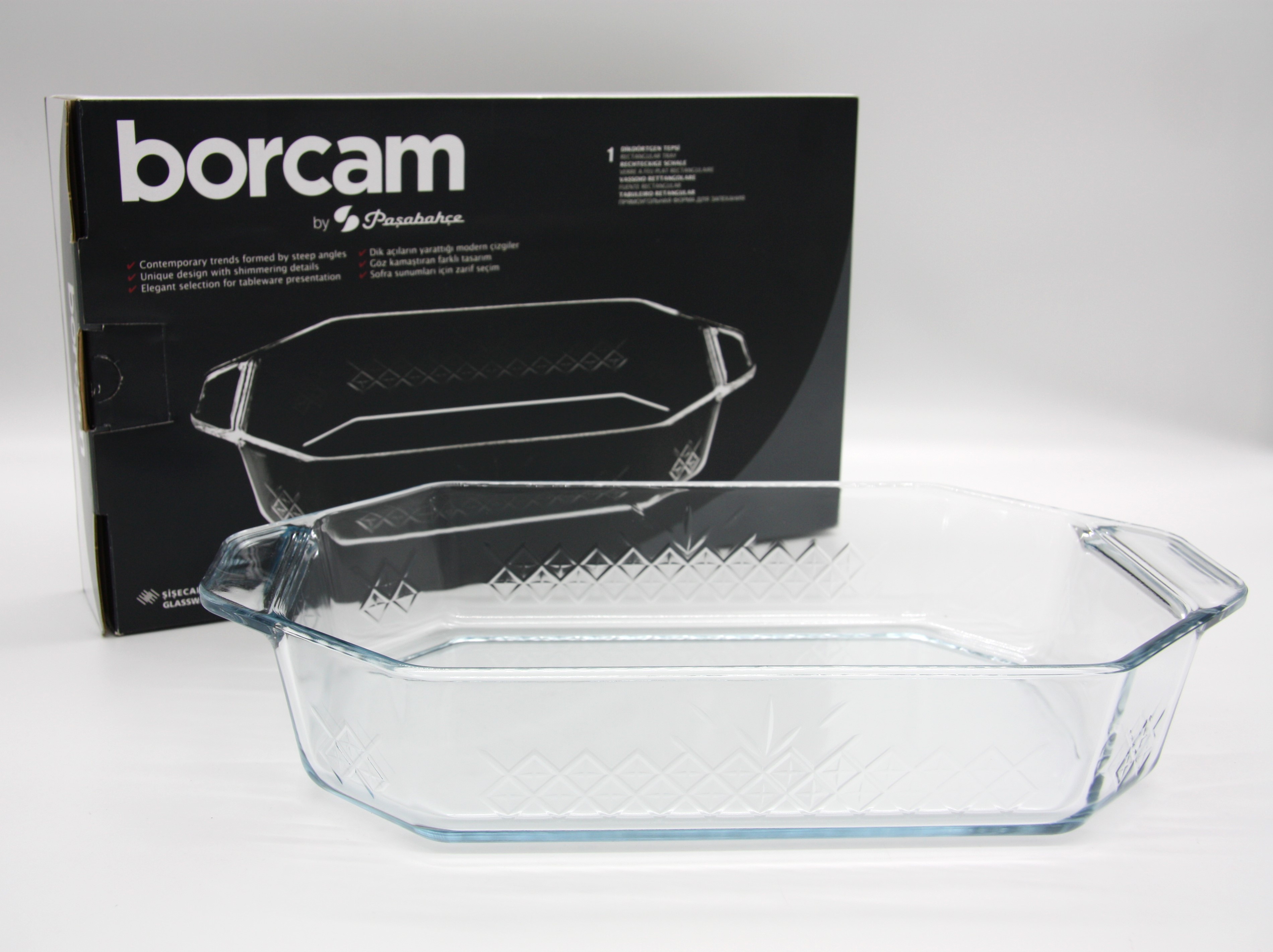 BORCAM HATSZÖGŰ SÜTŐTÁL 2,75L 59974