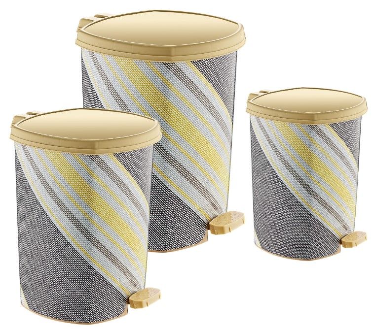 Ö-D044 PEDÁLOS KUKA SZETT 3 DB (6L+11L+20L)-X160 SÁRGA