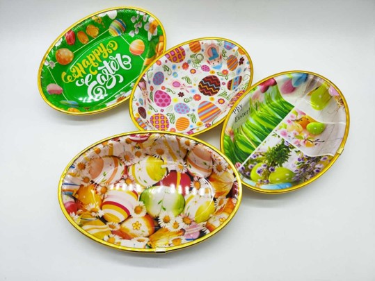 HÚSVÉTI OVÁLIS MÉLY TÁL 25*17 CM (850805) 875505 (2517)