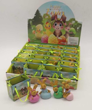 HÚSVÉTI MINI NYÚL AJÁNDÉK TÁSKÁBA TOJÁSSAL ( 846309)