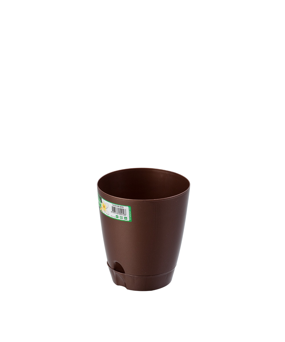 SENYA 5410 SZÍNES MŰANYAG VIRÁGCSERÉP 1,5L Ø 13,5*12 cm