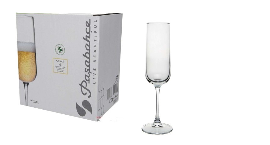 ÜVEGPOHÁR PEZSGŐS CASUAL 6DB 165CC 440413
