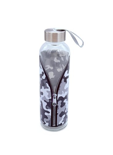 ÜVEGPALACK SZÜRKE TEREPMINTA 500ML M85630   