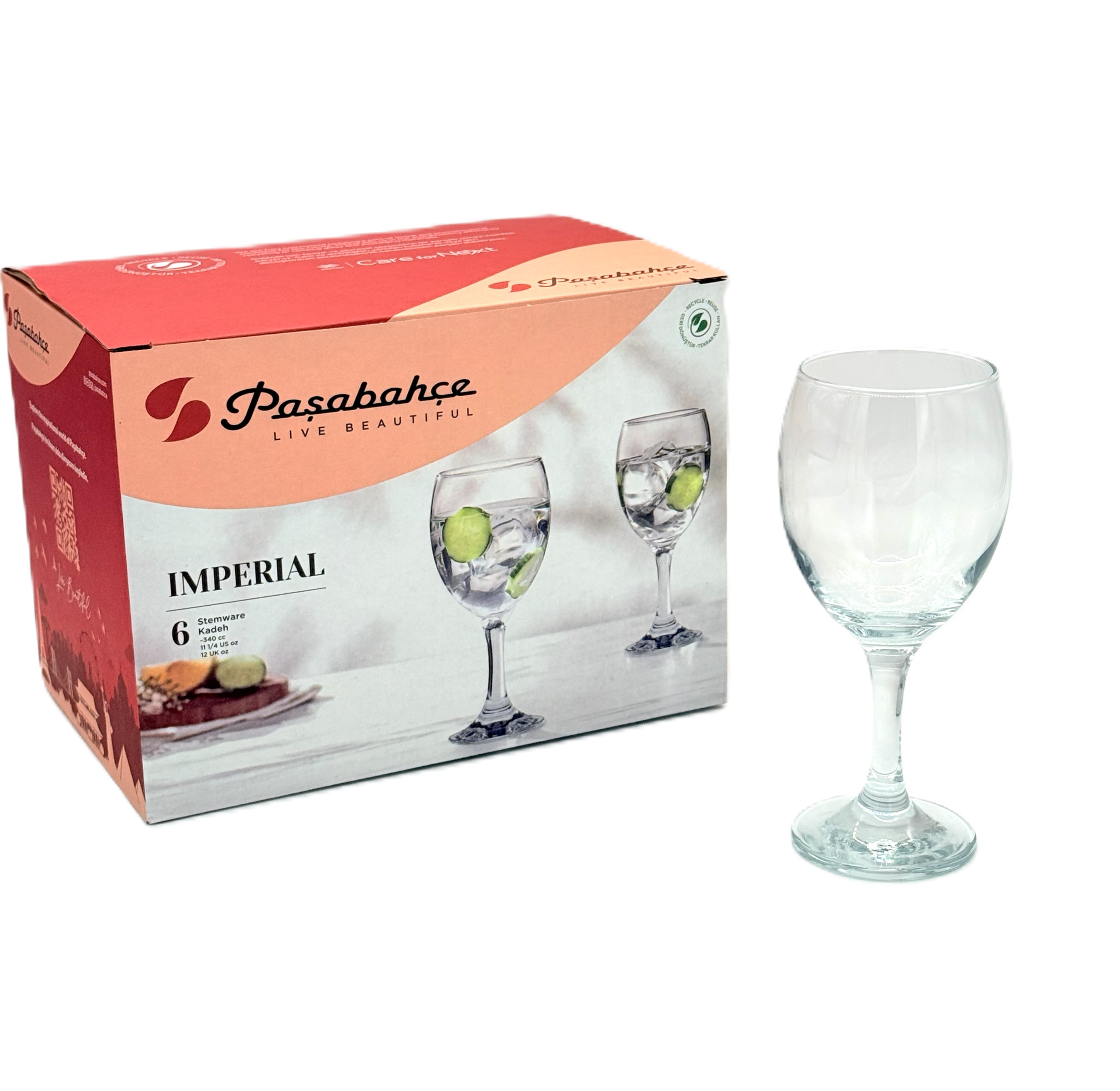 ÜVEGPOHÁR IMPERIAL 6 DARAB 340ML 44272